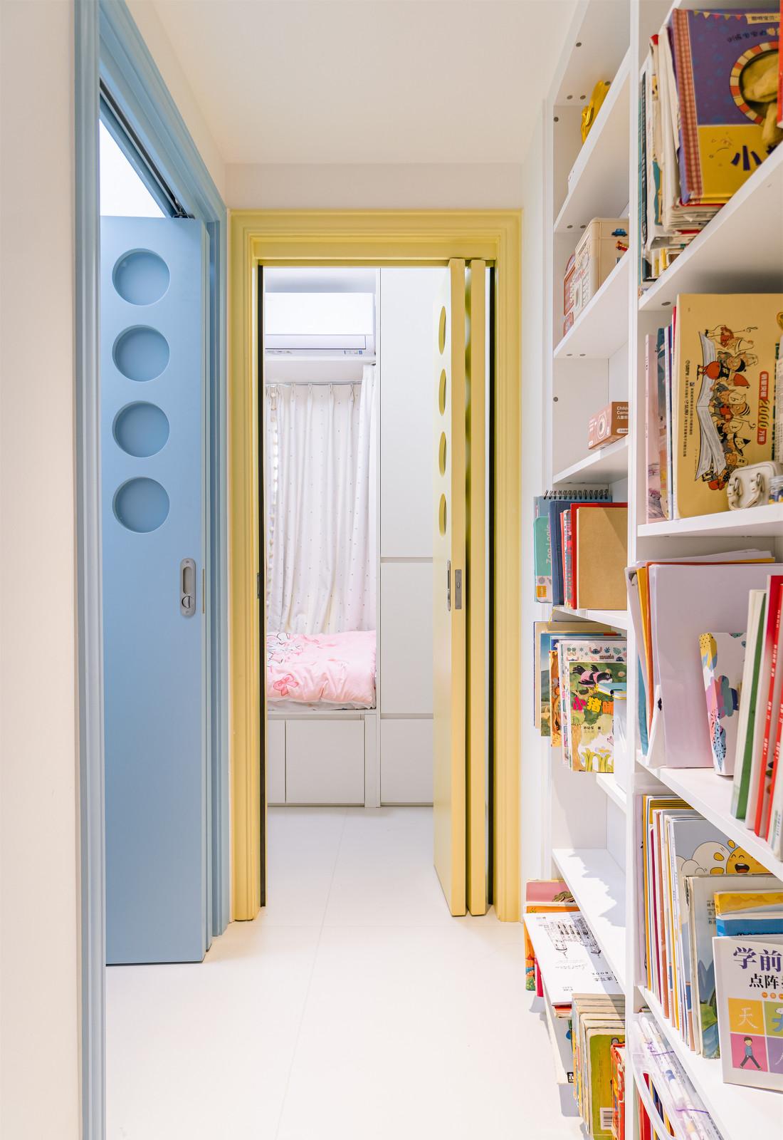 96㎡中古混搭风四居室装修-49