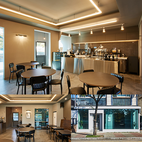 简约清新 18 坪咖啡厅设计-1