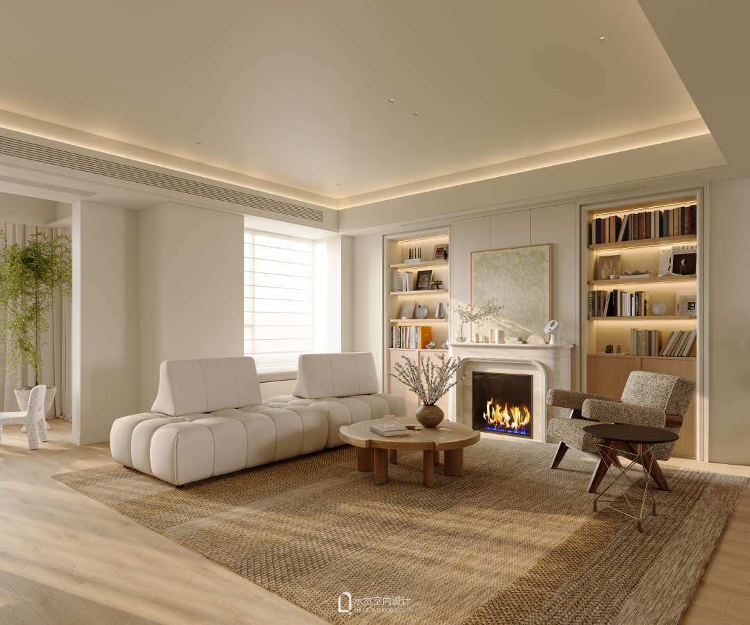 示觉设计|219㎡水清木华，一家四口的成长型家庭空间-51