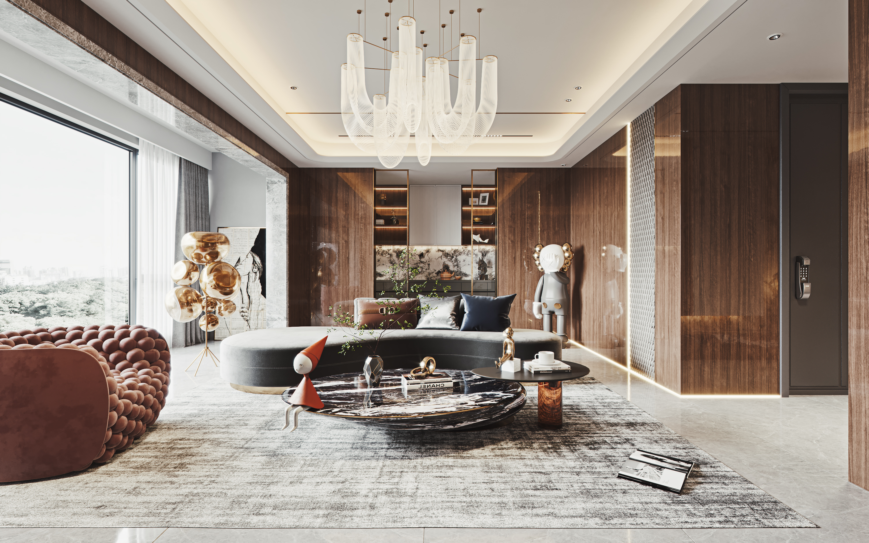 现代轻奢平层设计-2