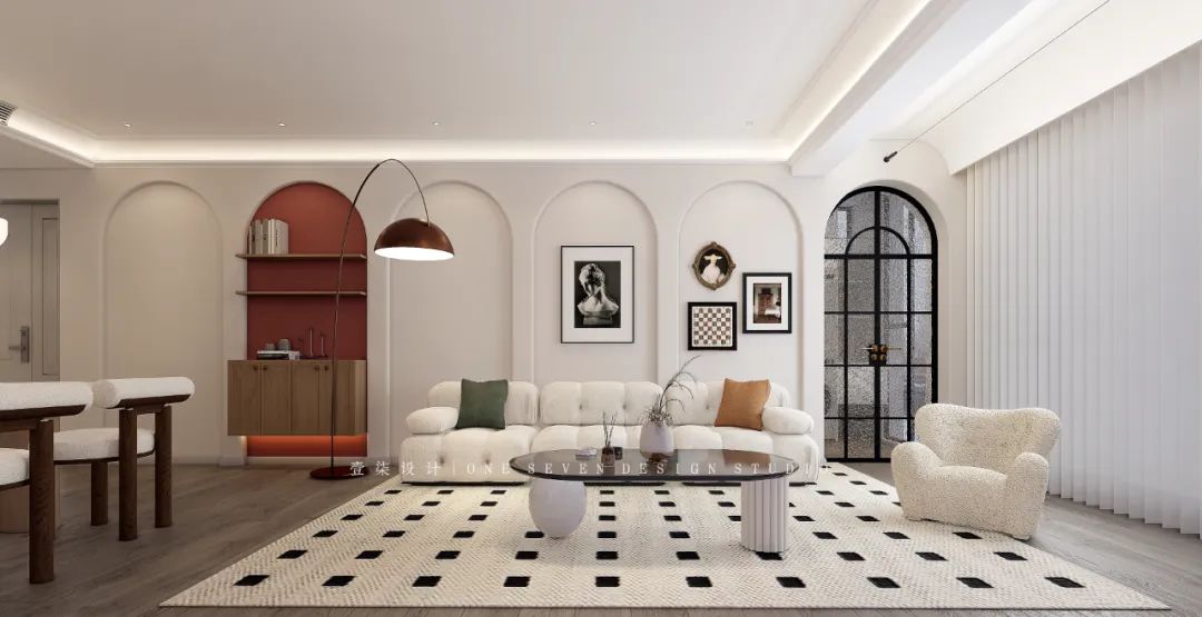 现代四房两厅设计丨壹柒设计-57