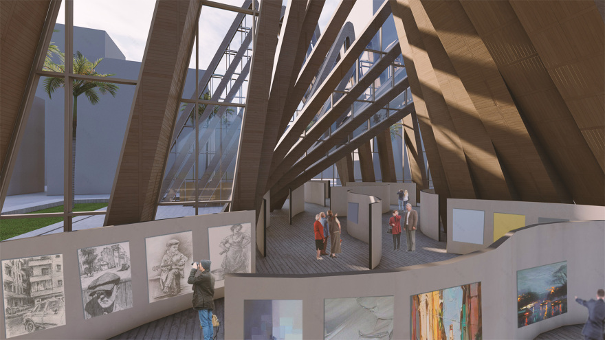 参数化展馆丨埃及开罗丨开罗大学工程学院建筑系-14