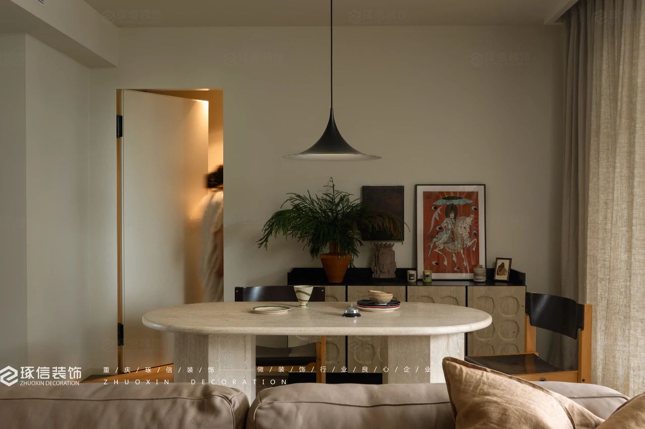 120 平侘寂风家居设计丨琢信装饰-12