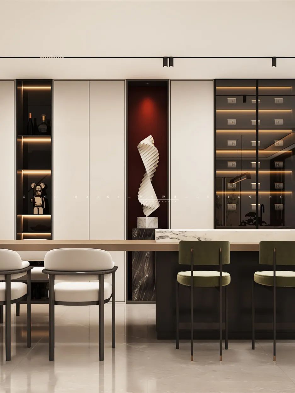 绿地国际生态城意式轻奢别墅丨陈哲梧设计团队-40