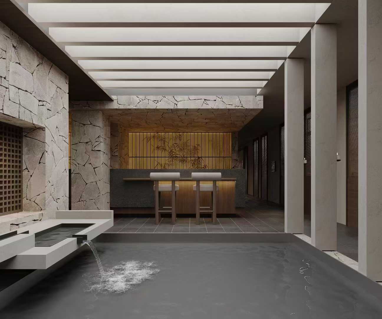 禅意私人会客厅，置身游园循隐宁静之处--4