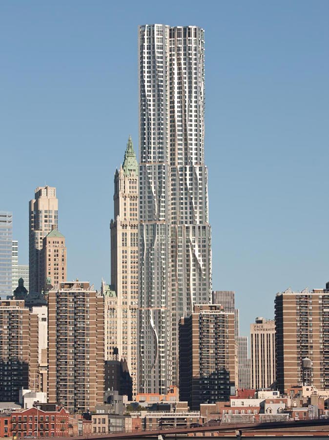 Spruce Street Tower（斯普鲁斯街塔楼）丨美国曼哈顿丨弗兰克·盖里与WSP Group建筑事务所-11