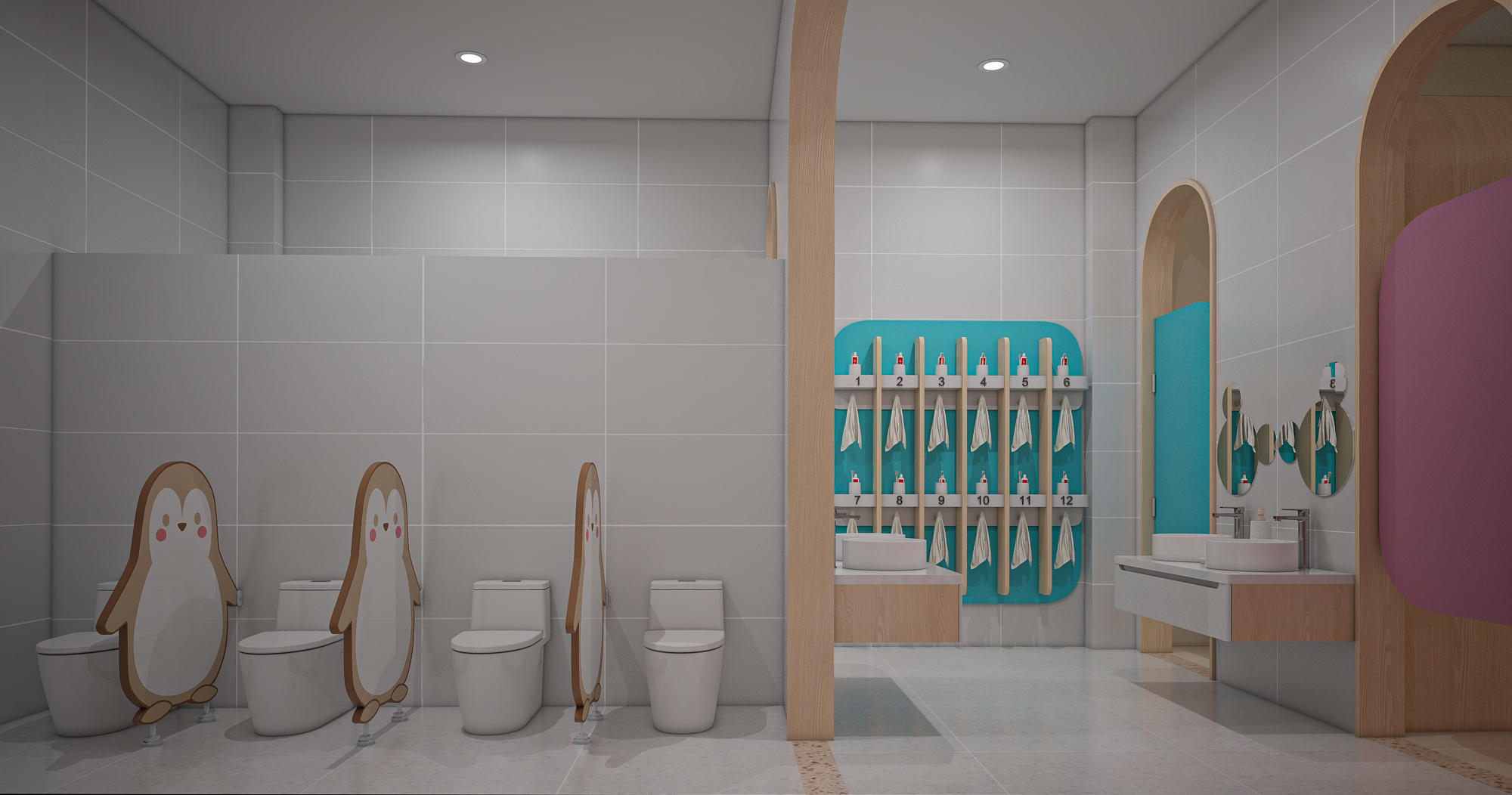 PRESCHOOL CLASS（幼儿园班级设计项目）丨越南丨CTY MERRY HOME-13