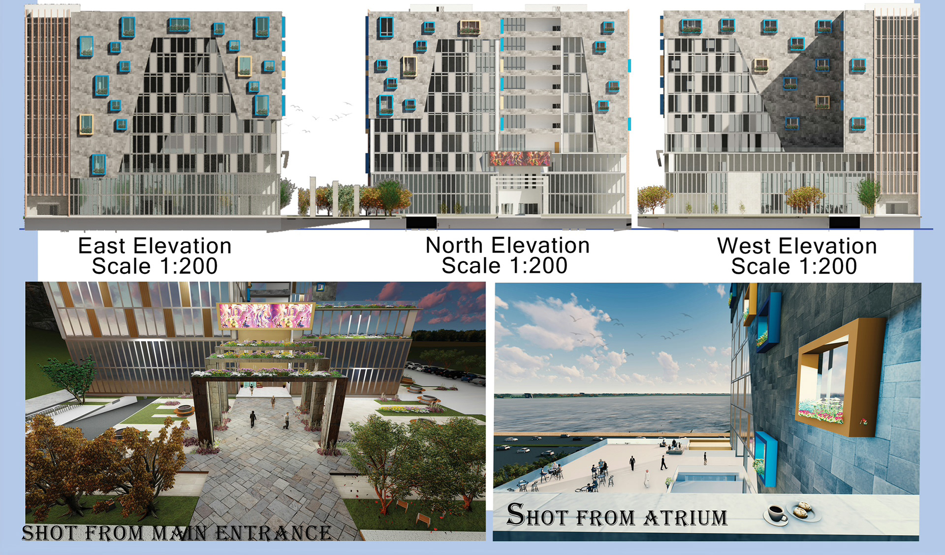 行政和商业塔楼建筑-3