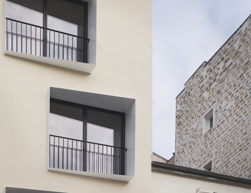 巴黎贝尔维尔区 33 套新旧住房的统一设计-25