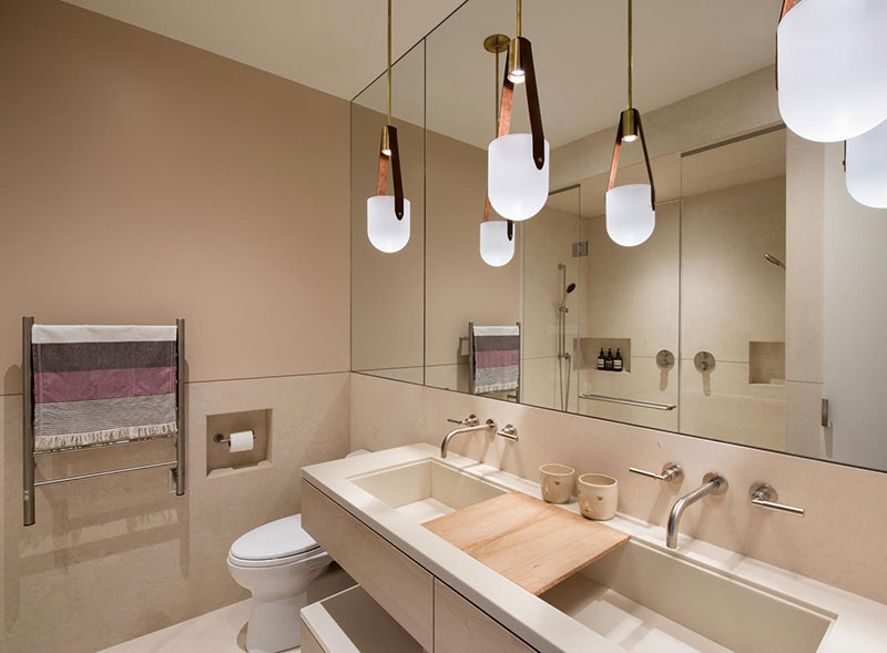 曼哈顿木梁与民族图案公寓-12