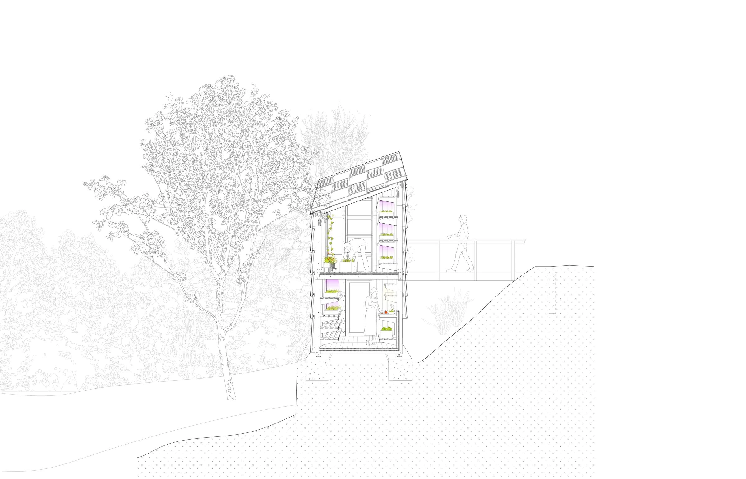 原型太阳能温室丨西班牙巴塞罗那-63