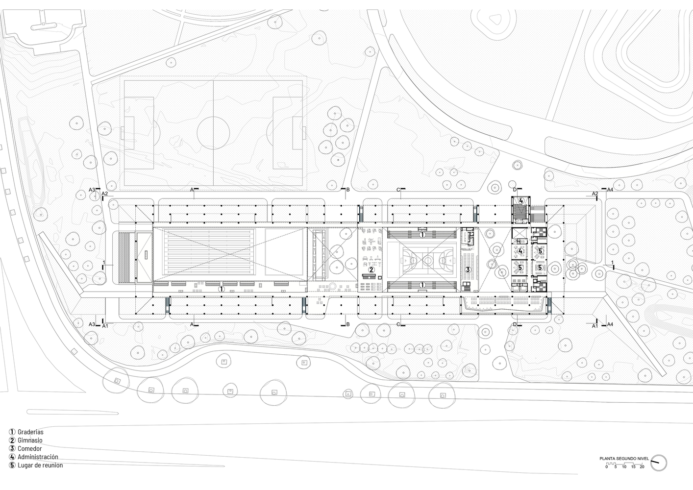 都市公园的巨大城市 Pavilion · 博哥大 El Tunal 休闲文化中心-53