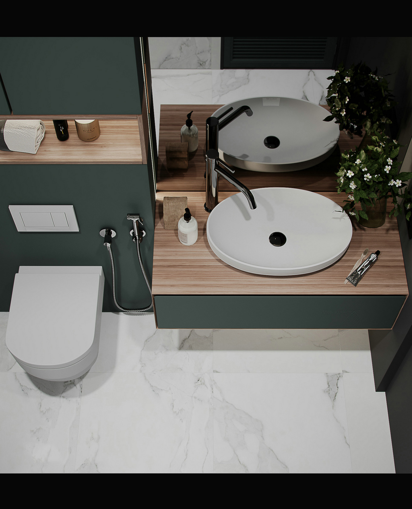 绿意盎然 | 揭秘灰绿色家居设计的魅力-41