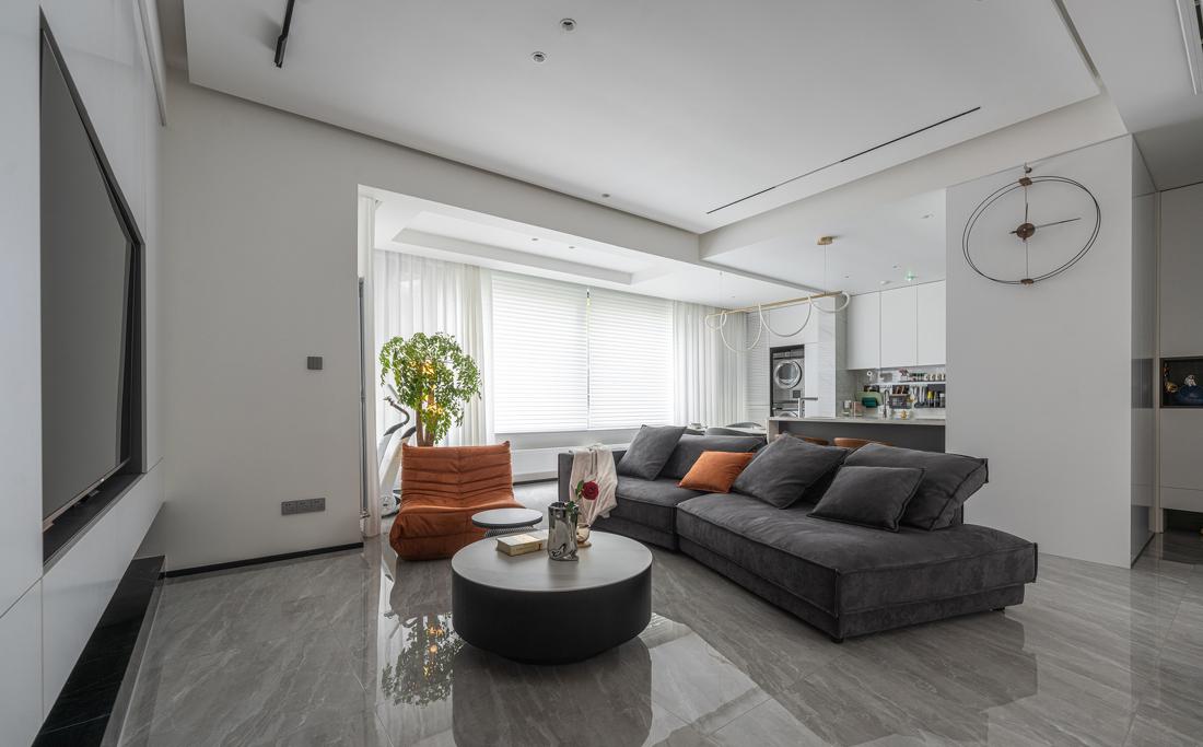 平层温馨现代极简风-54