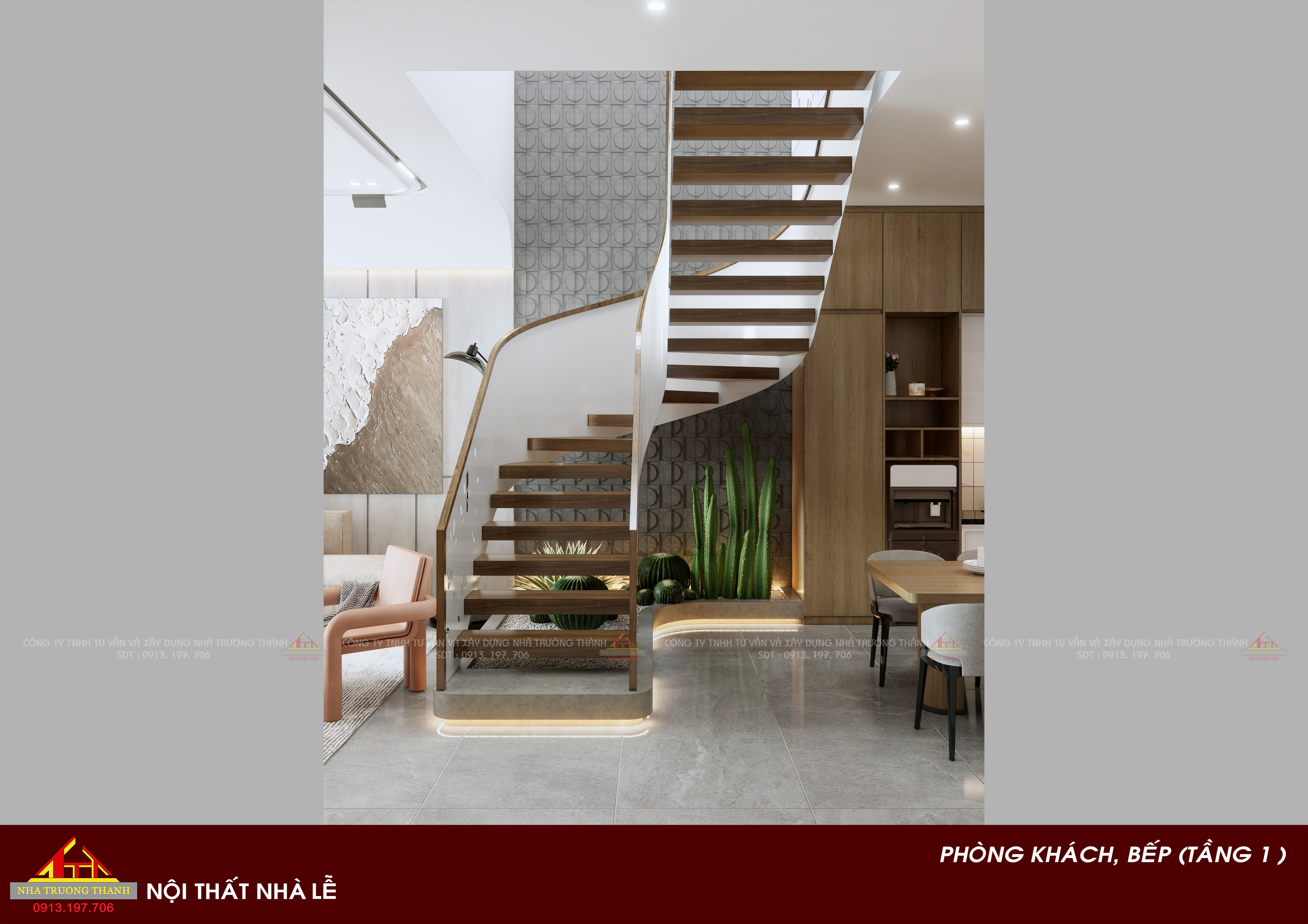 Ngoại thất, nội thất nhà anh Lễ (Đà Nẵng )-6