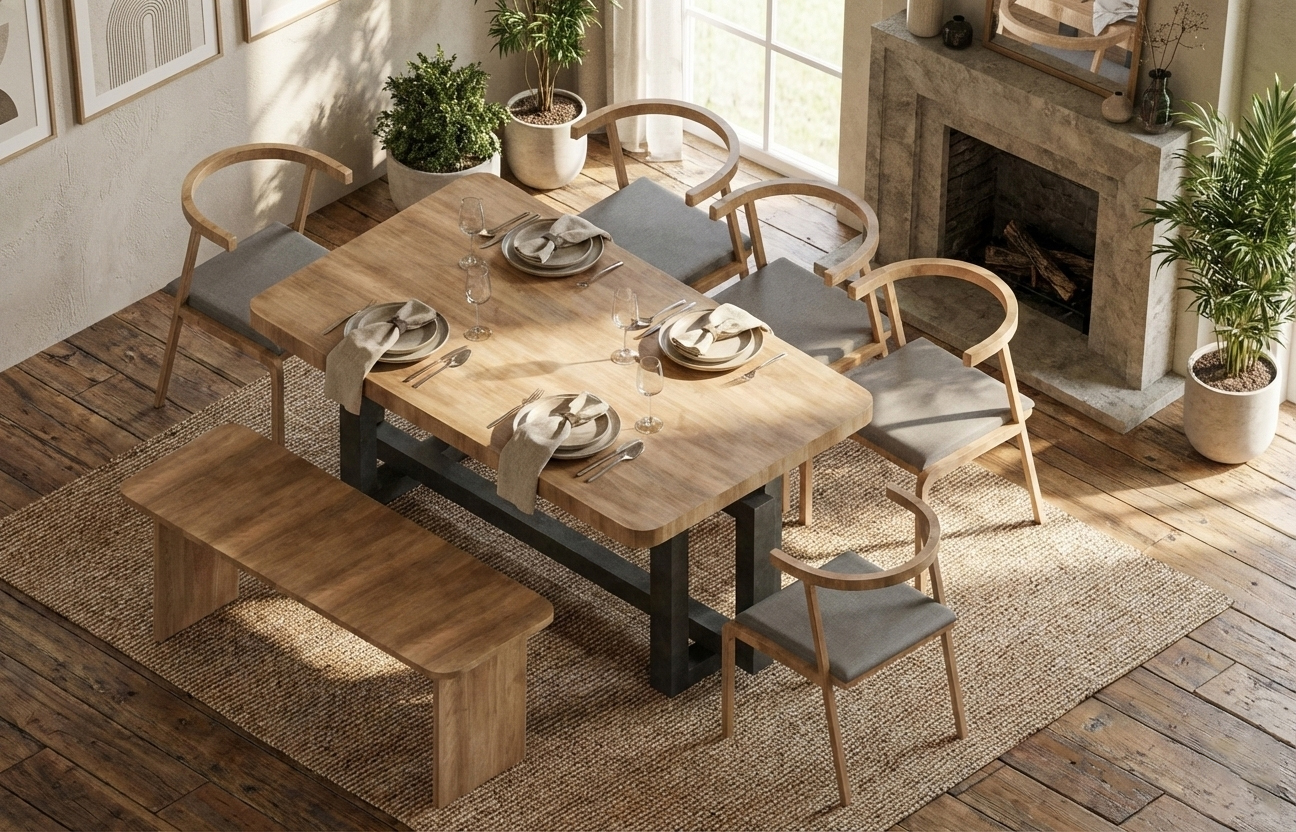 Parametric BIM Families (Dinning Table)-2