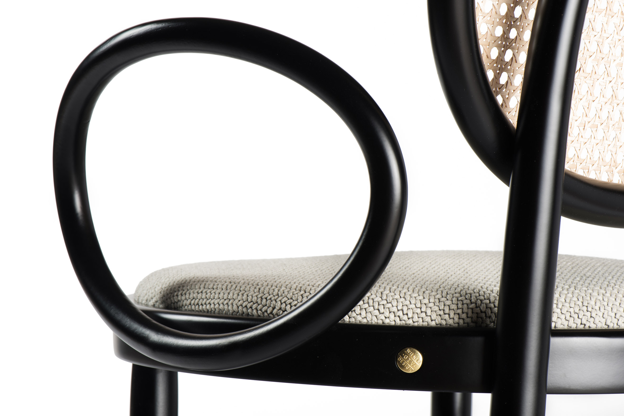 Front designs asymmetric version of Thonet's classic bistro chair-11