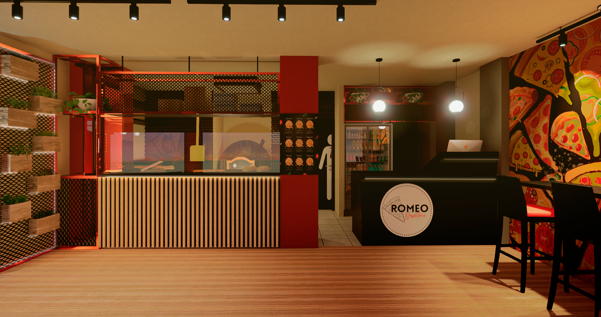 Arquitectura comercial: PIZZERÍA ROMEO NAPOLITANO-4