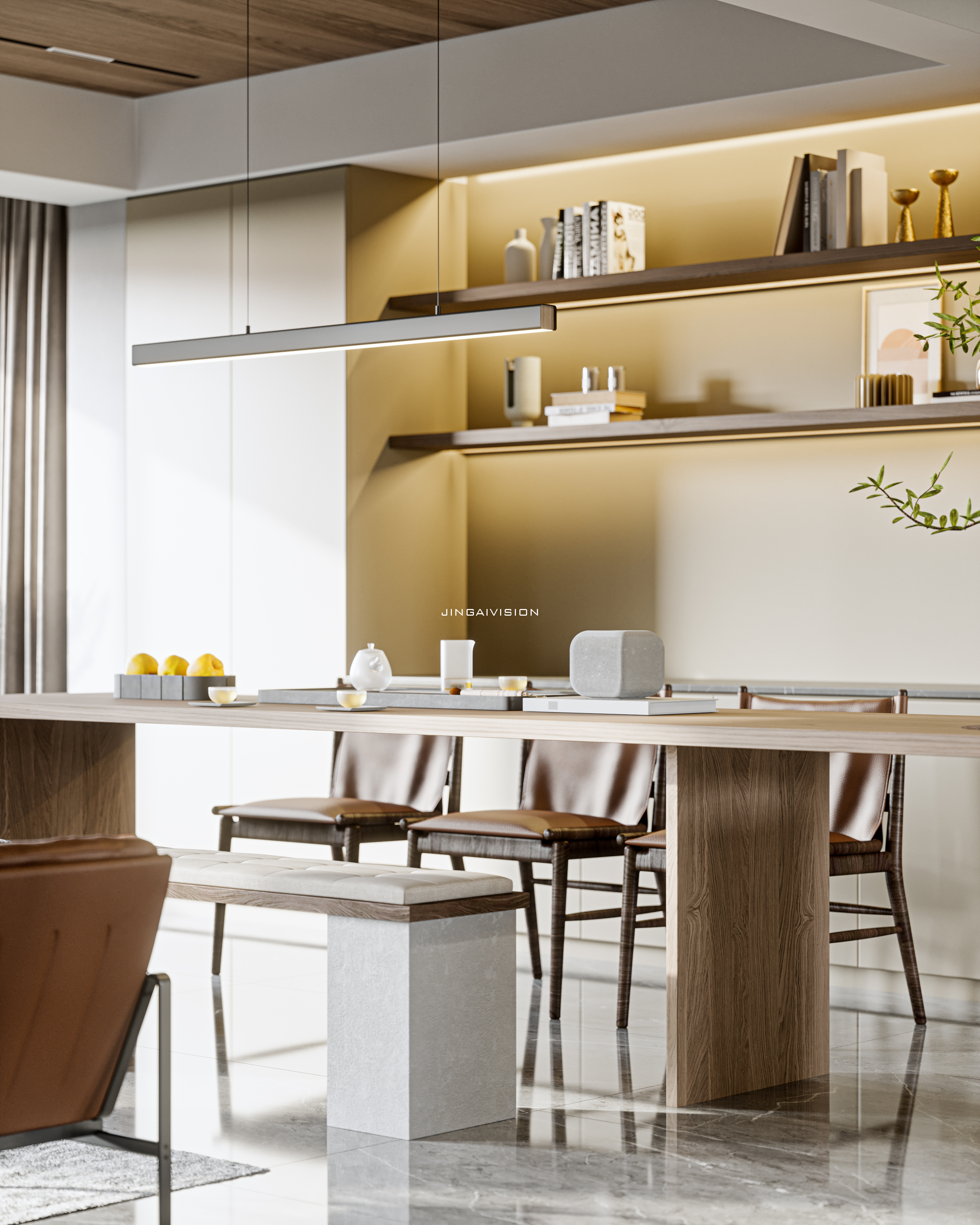 现代客厅设计展现精致品味-14