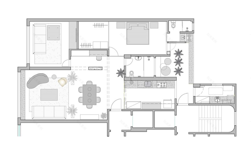 历史与现实融合的巴西 Vila Buarque 公寓翻新丨巴西圣保罗丨Mana arquitetura-21
