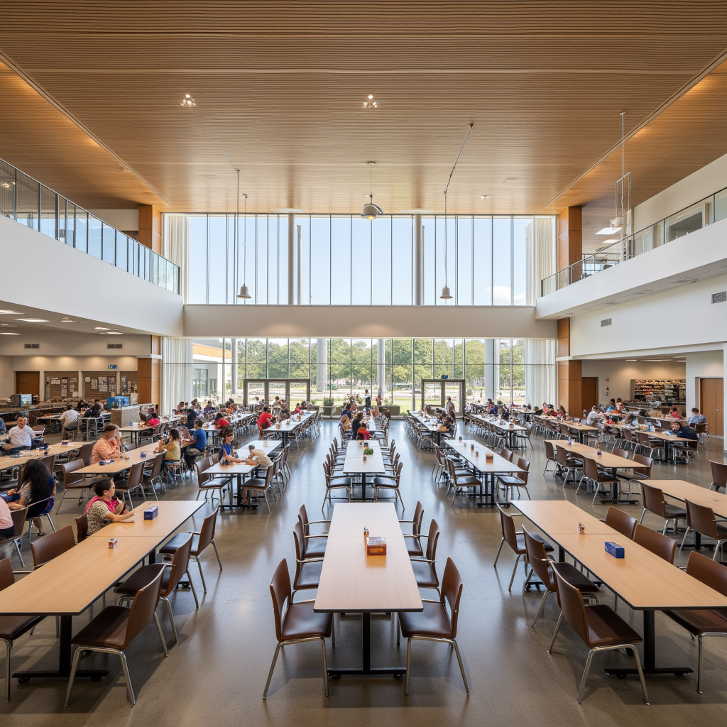 AI创意设计106-大学食堂餐厅-5