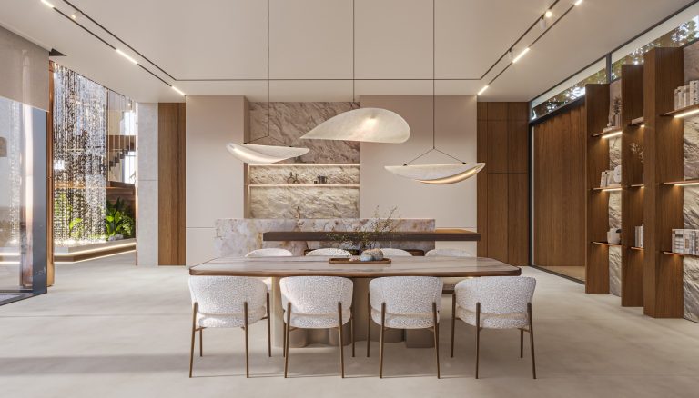 迈阿密独栋住宅室内设计丨美国迈阿密丨3Arch Design-35