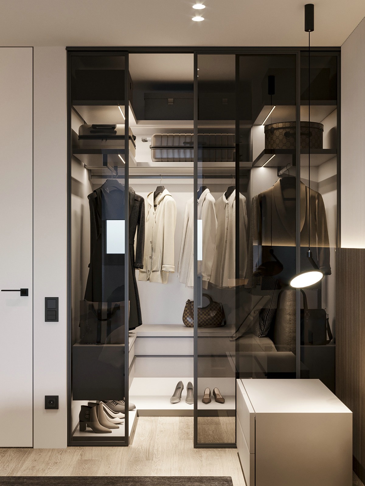 灰色系简约风公寓 既纯粹又有序的生活-16