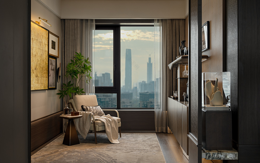 武汉中海·东湖玖章150㎡,172㎡样板间丨中国武汉丨近境制作-73