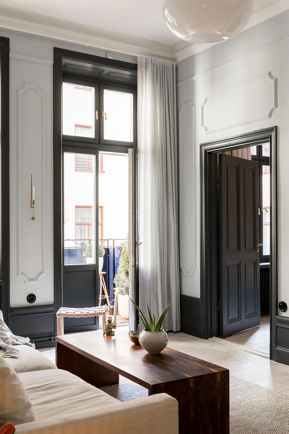 造型与对比：斯德哥尔摩的时尚公寓-5