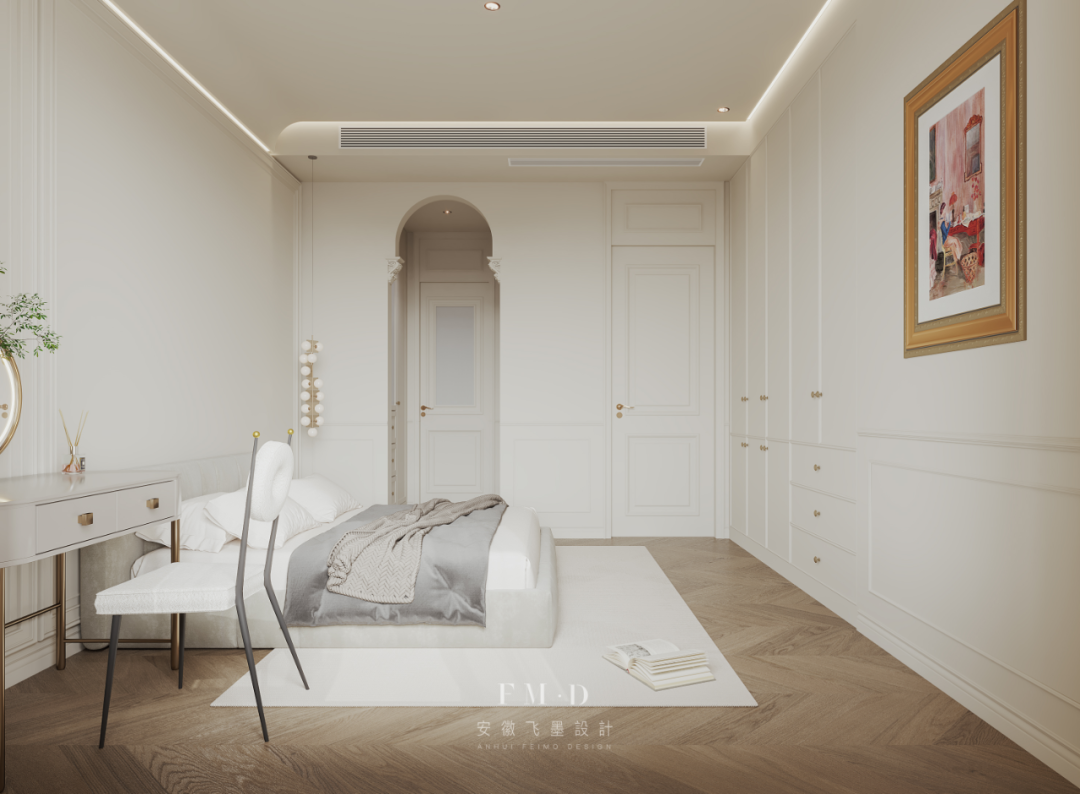 奶油系大平层,温馨家居设计典范丨中国合肥丨飞墨设计组-37
