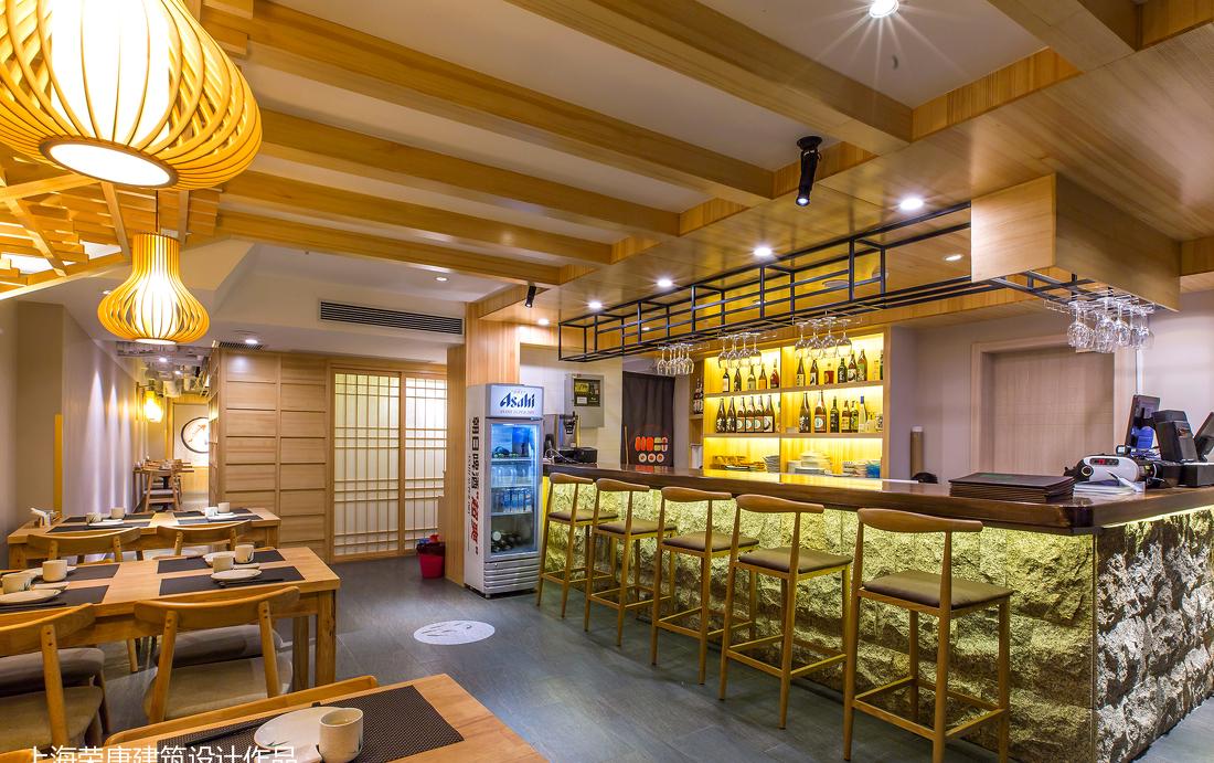 荣唐建筑丨日式餐厅丨竹の里日料-3