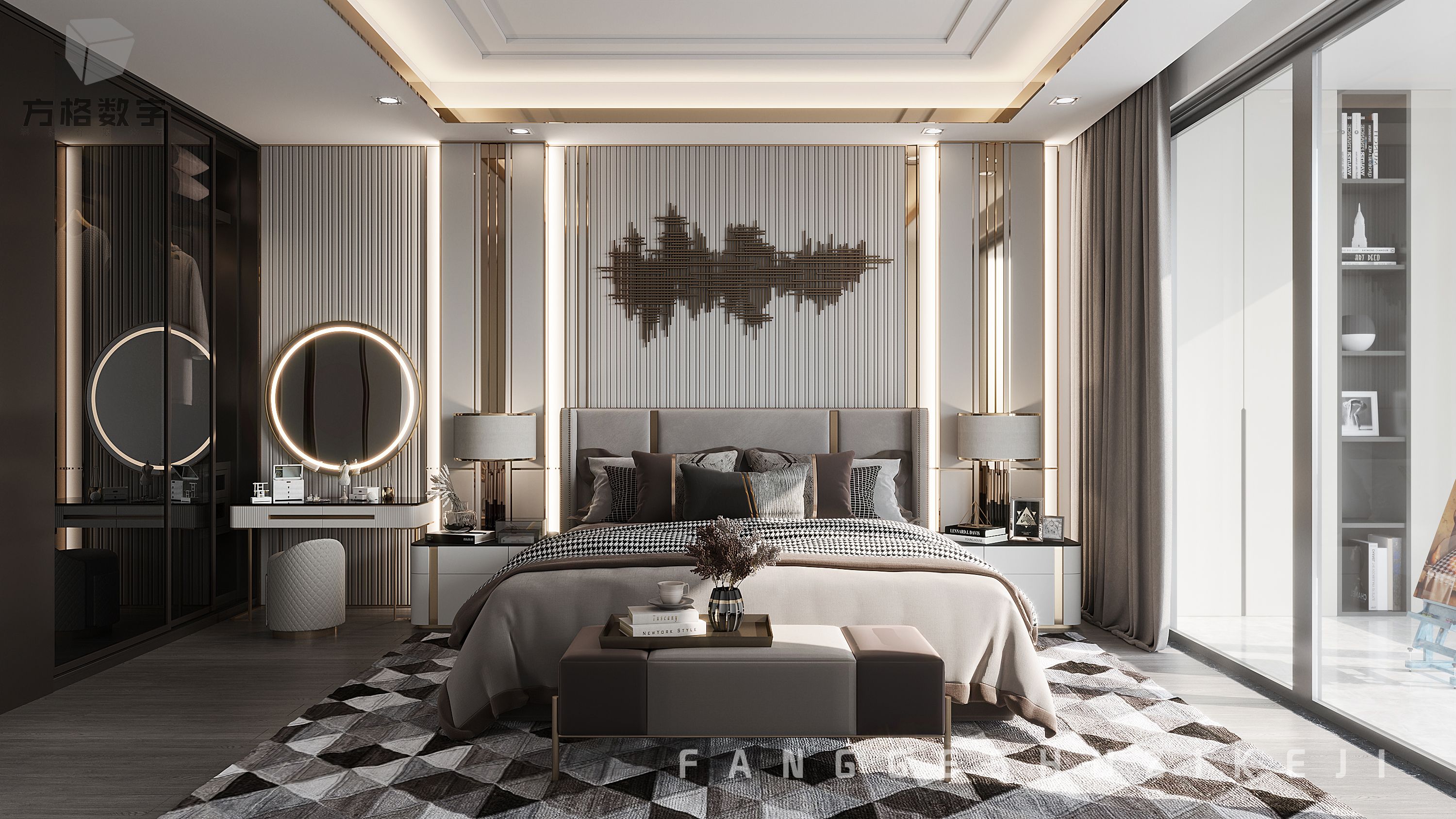 现代平层设计典范 · 简约方格视觉-17