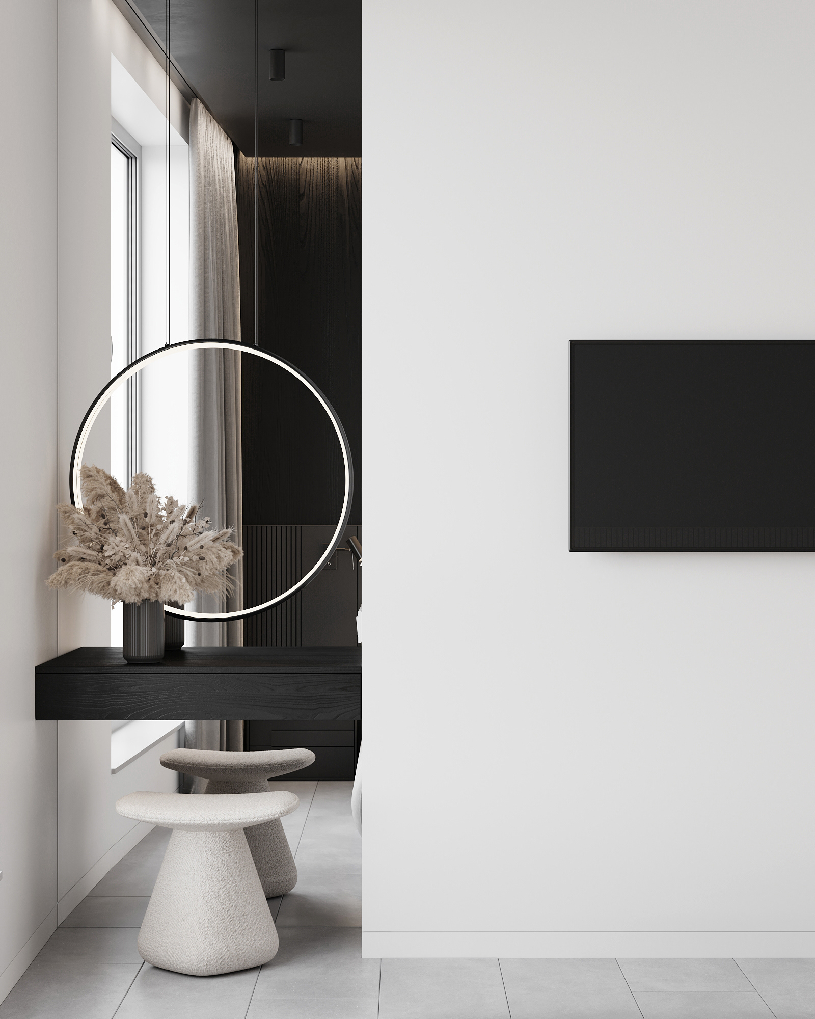 Black and White 室内设计丨z.point-28