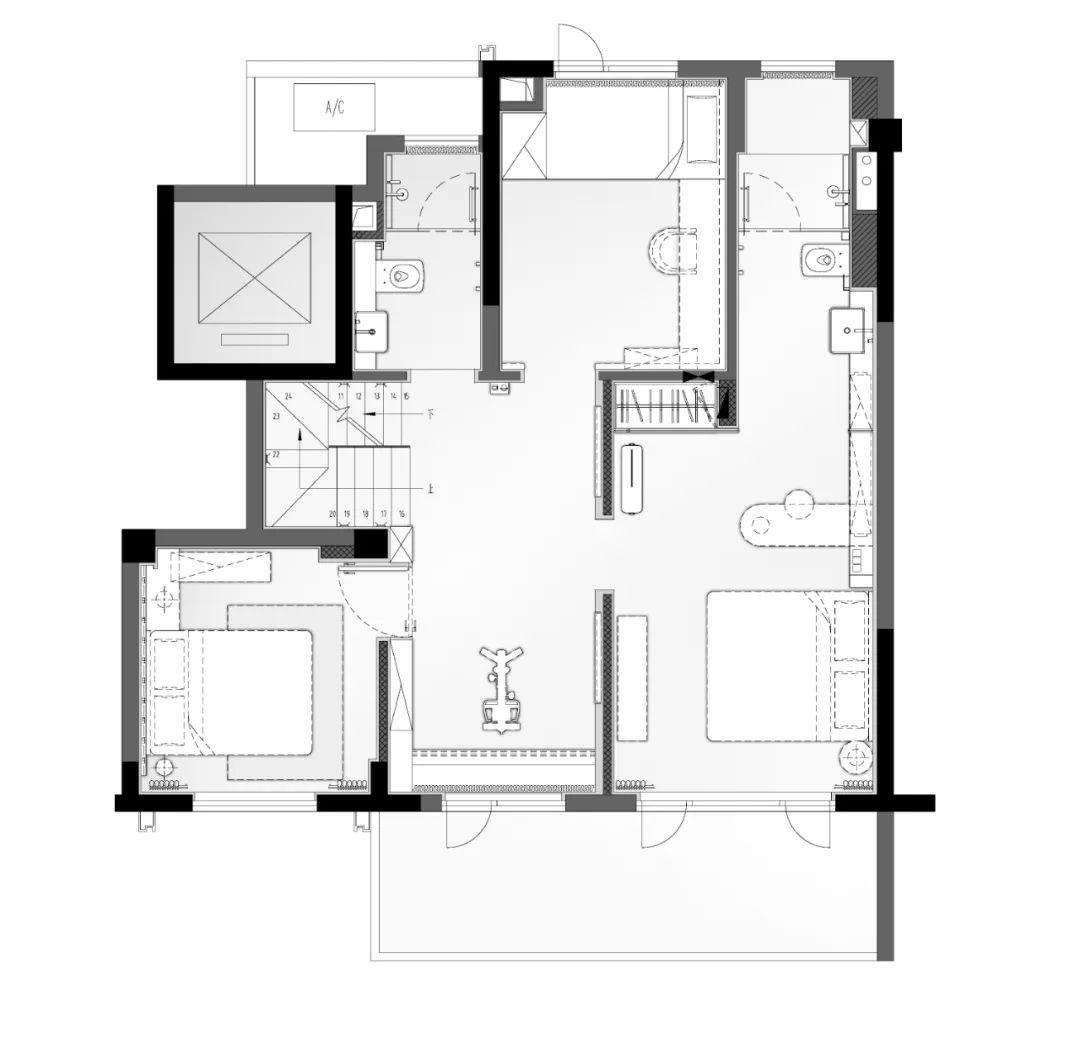 无锡旭辉铂宸府叠墅样板间丨中国无锡丨SNP 尚诺柏纳设计-92
