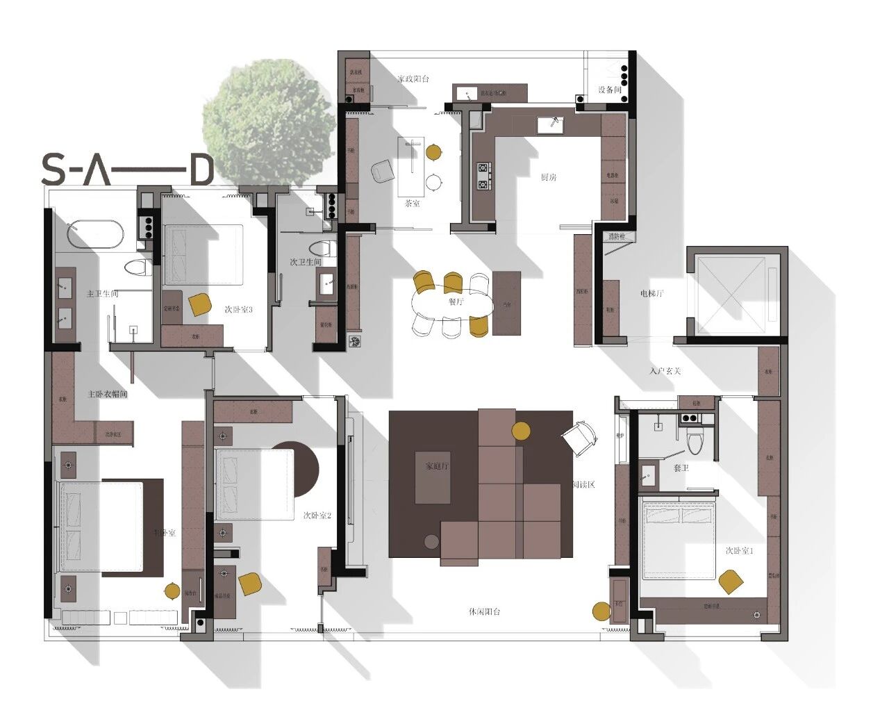 老钱雅韵藏于心，木色勾勒家轮廓丨SA设计-71