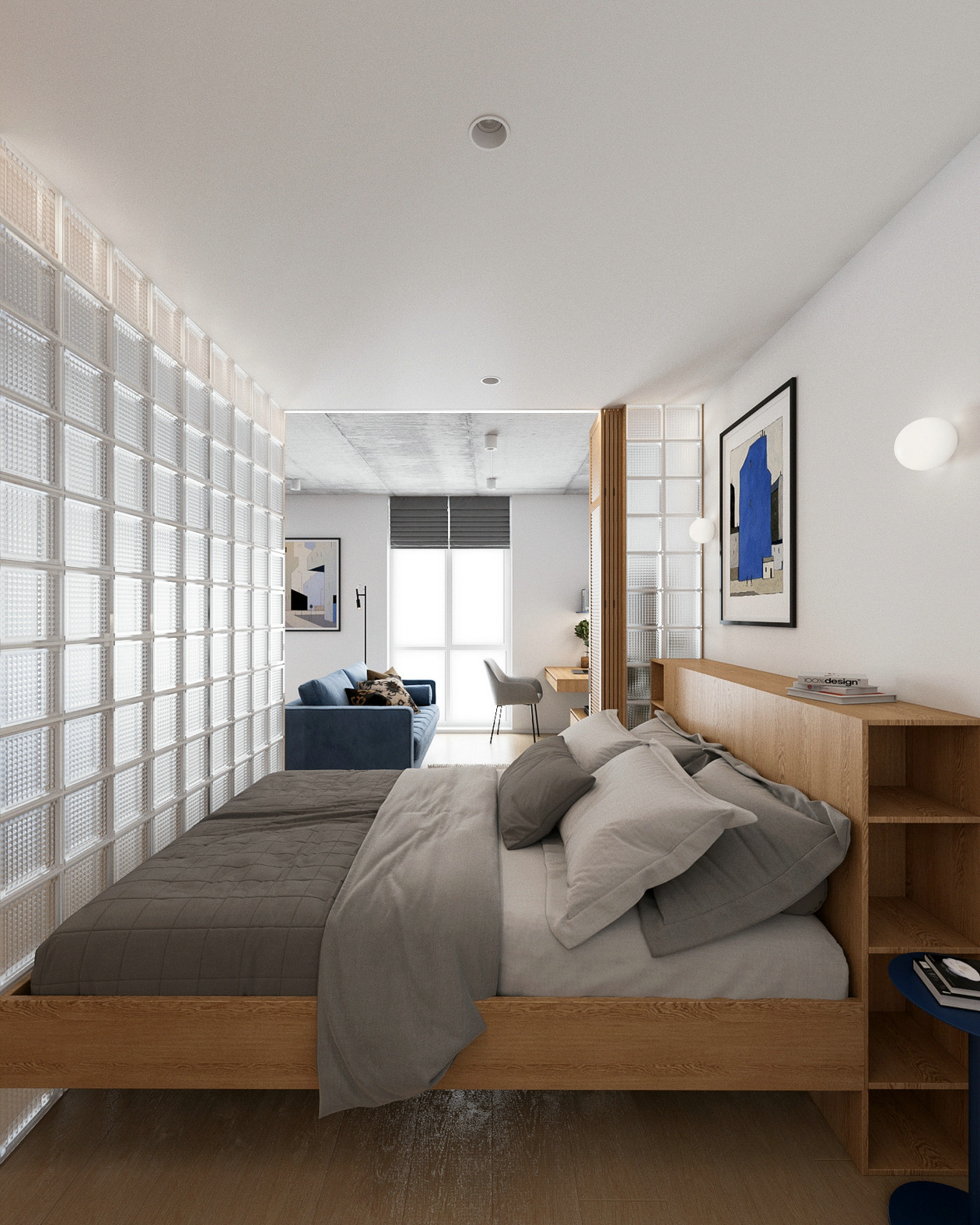 40㎡开放式空间设计-11