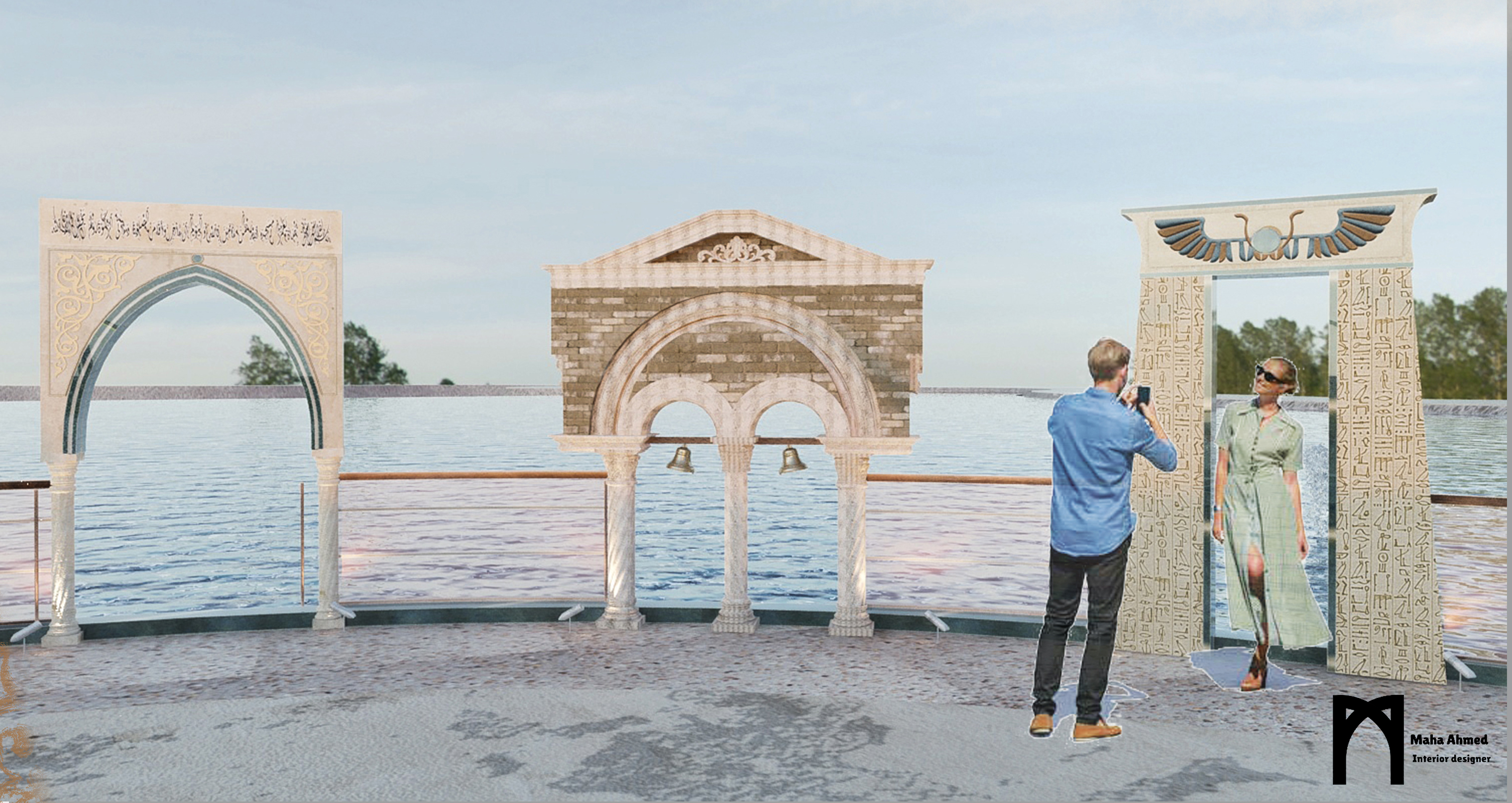 Moltaqa 文化中心广场丨埃及开罗丨Maha Ahmed-12