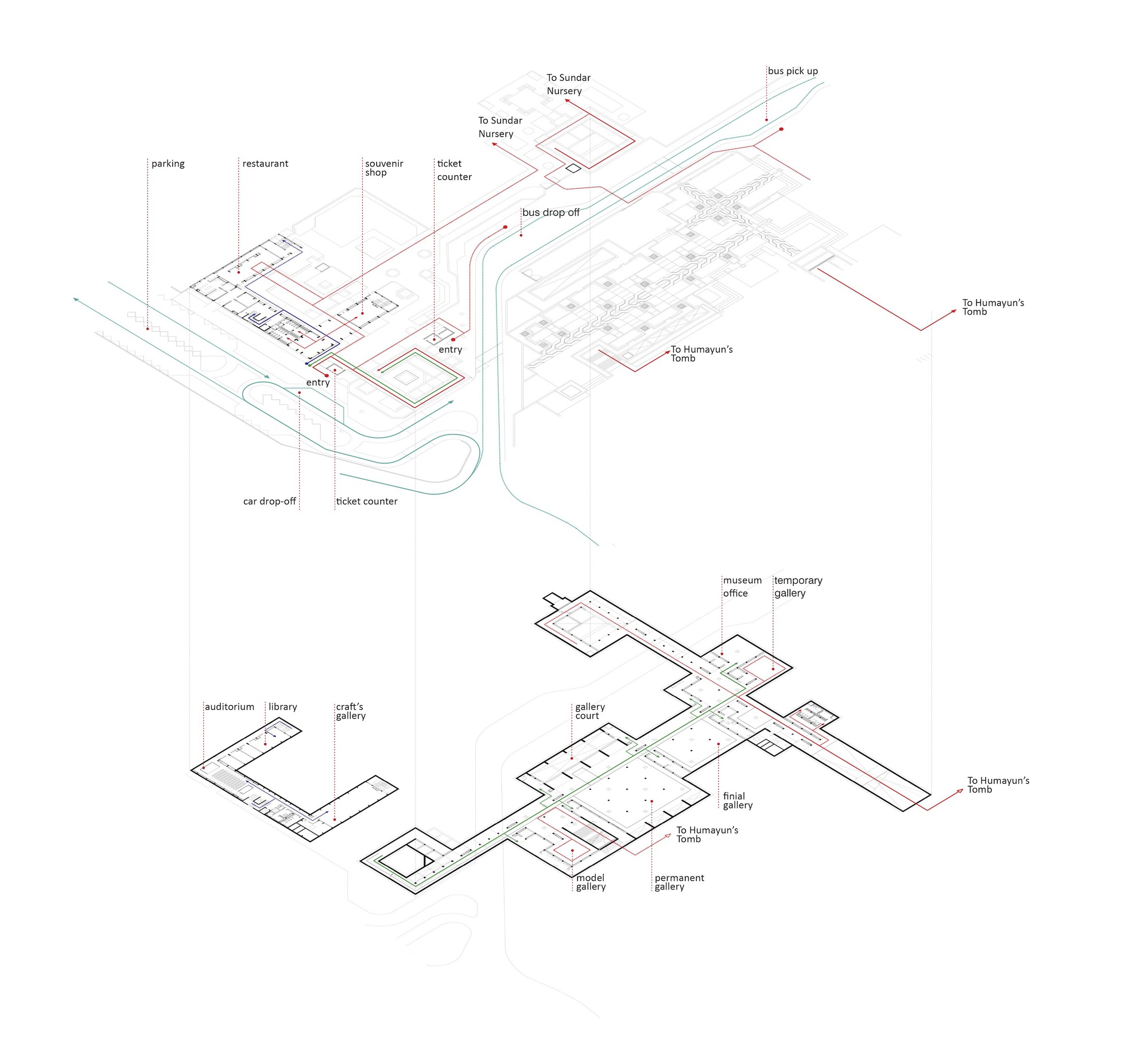 胡马雍陵遗址博物馆丨印度新德里丨Vir.Mueller Architects-27