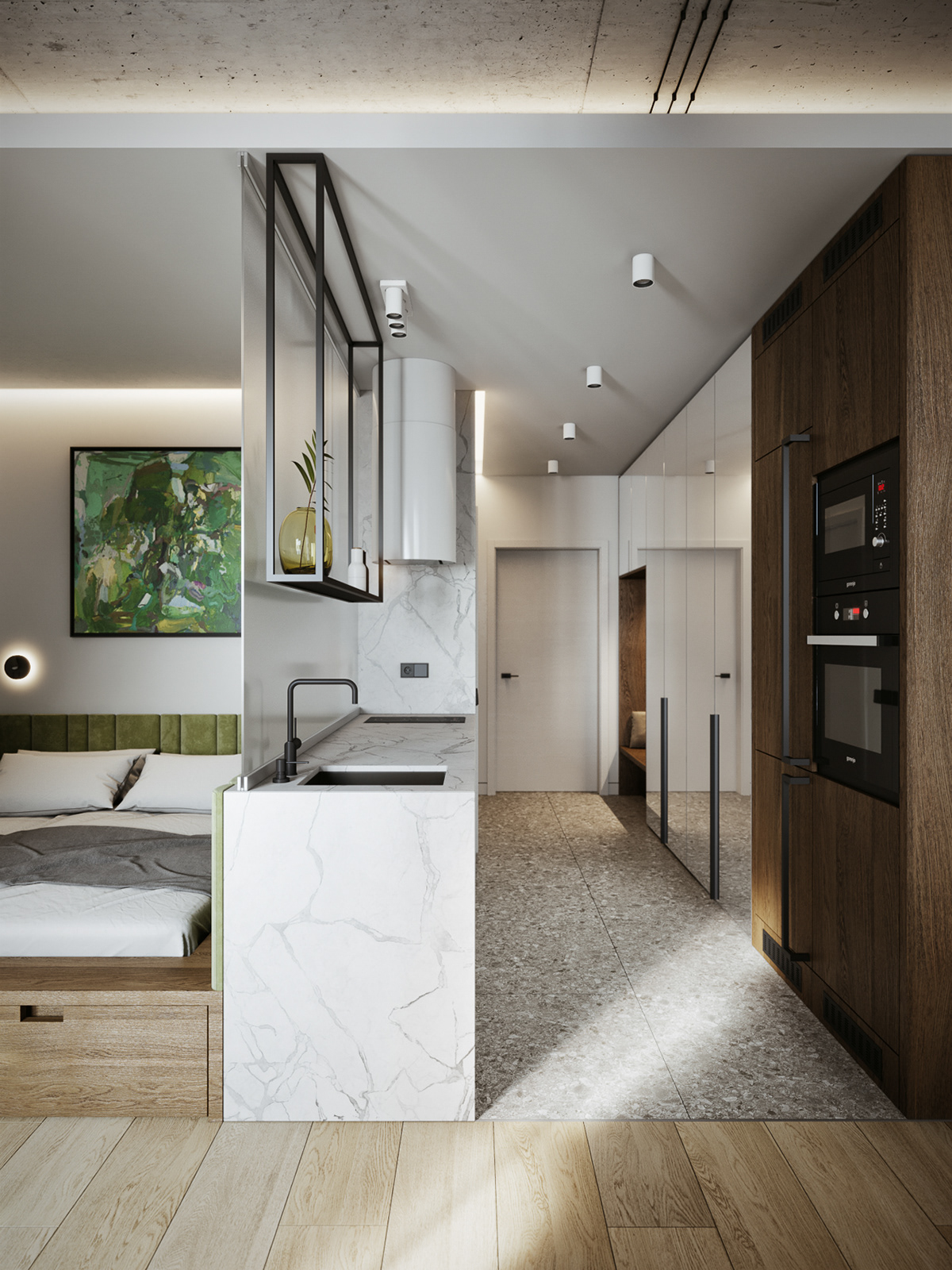 现代北欧风小户型，简单舒适的小窝-18