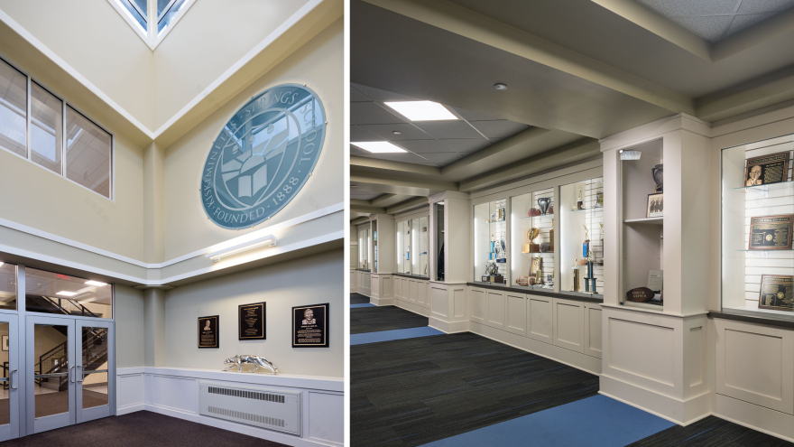 罗斯体育中心内部装饰丨POH+W Architects LTD-1