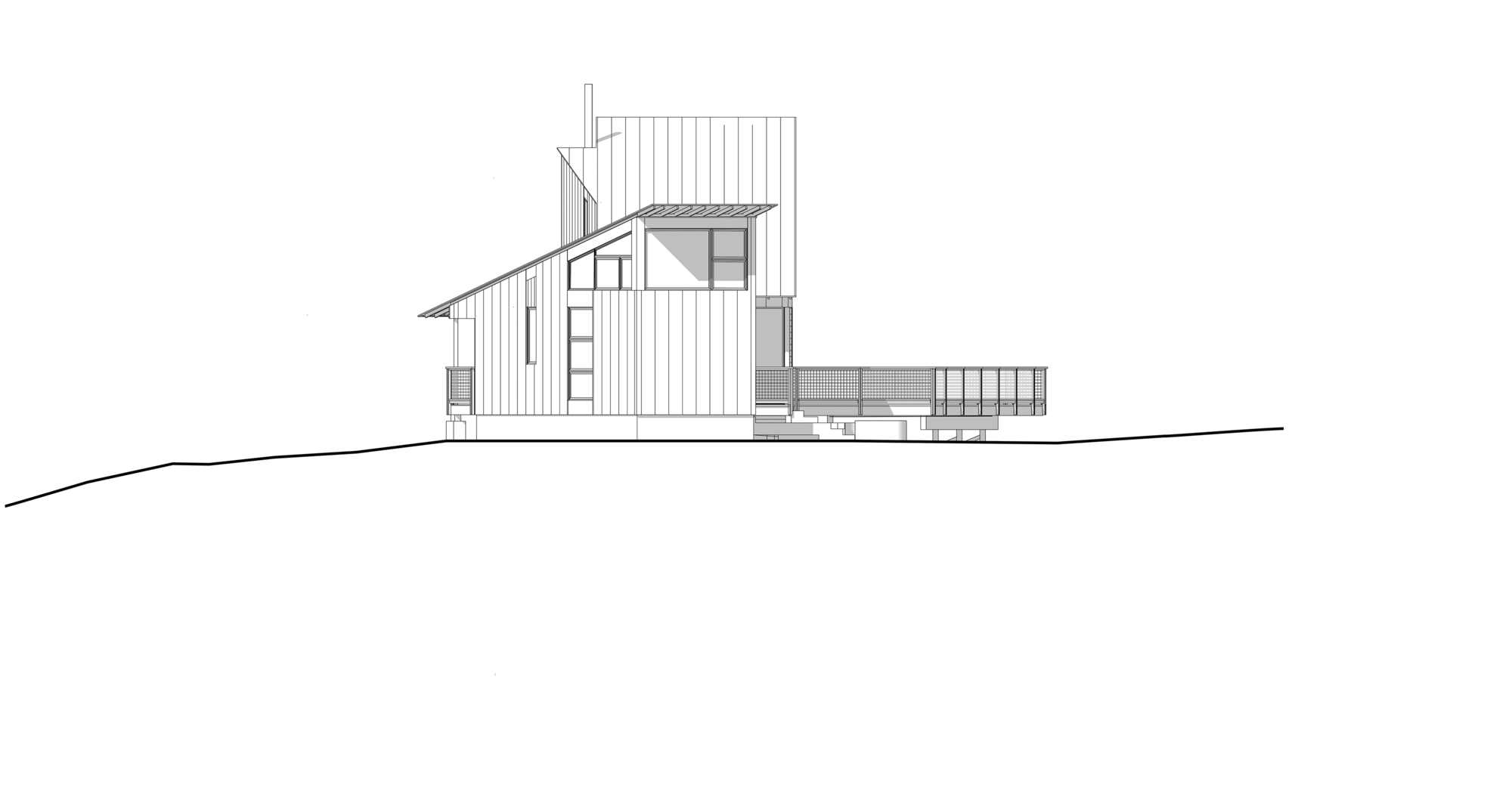 小房子大棚屋丨美国丨David Van Galen Architecture-45