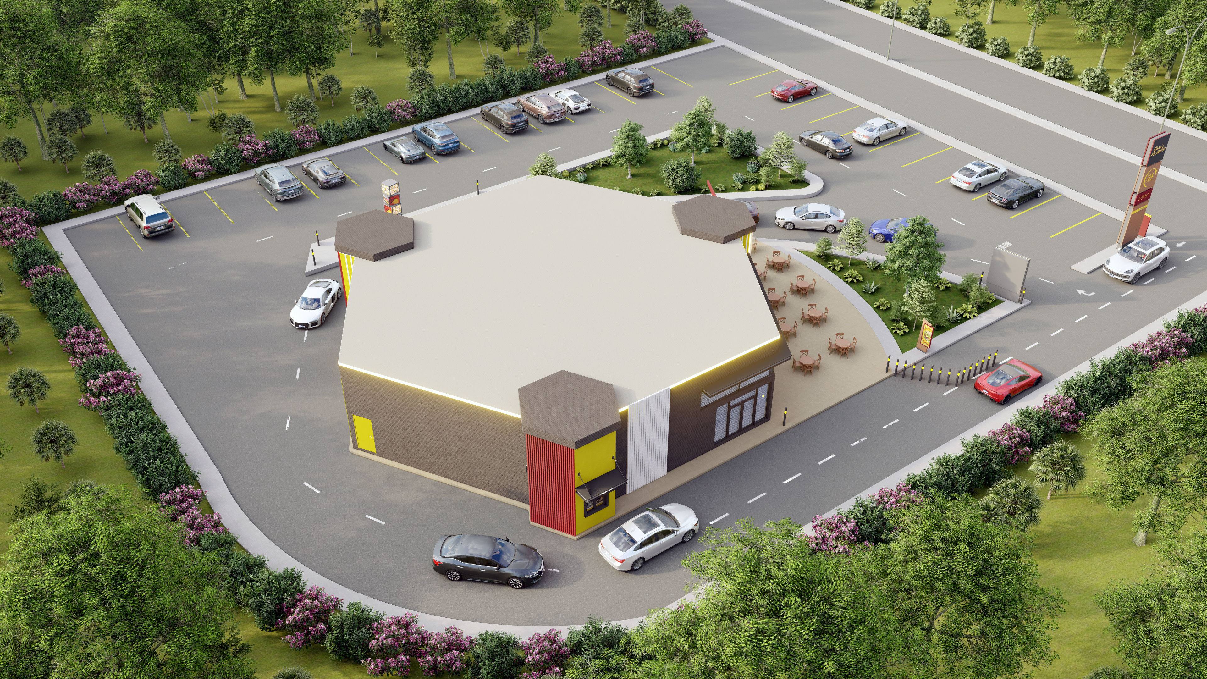 Fast food restaurant Design-7