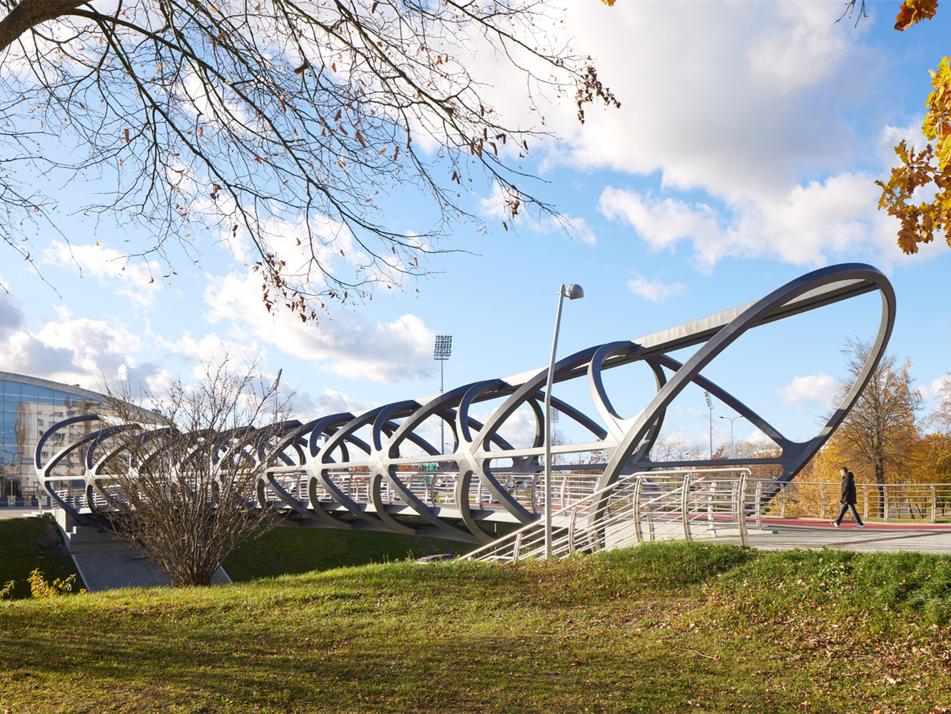 立陶宛 Jonava 的人行天桥丨Architektüros linija-3