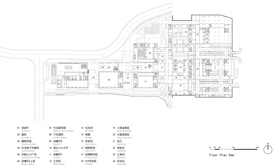 湖南广播电视台节目生产基地丨中国长沙丨HPP建筑事务所-75