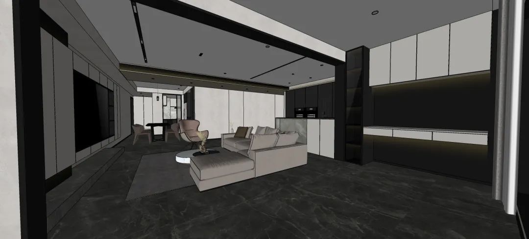 重庆金辉长江铭著现代极简家居设计丨中国重庆丨空一筑造-43