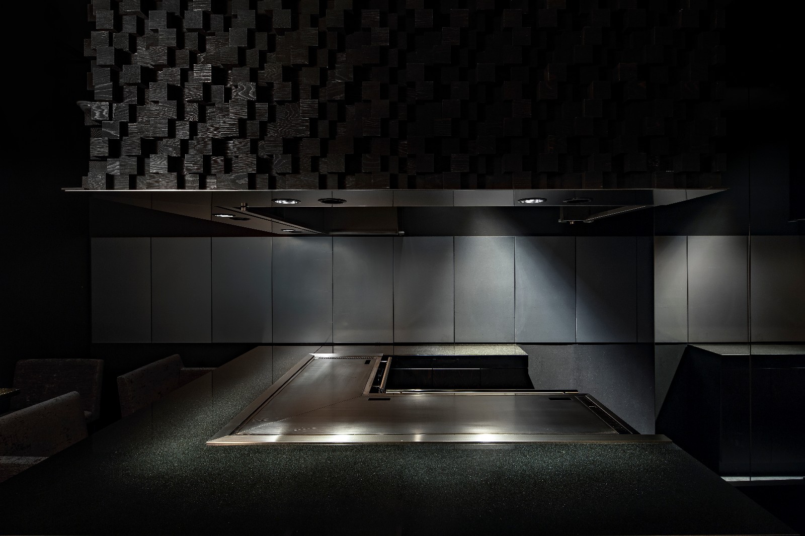 大阪25㎡柜台式铁板烧餐厅-1