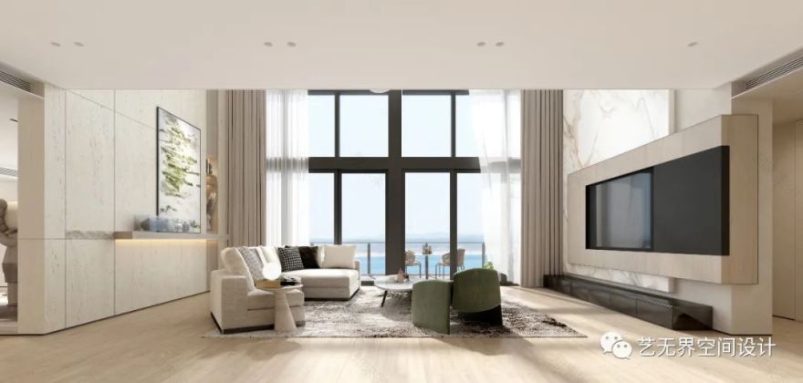 深圳湾原木简奢复式大宅丨中国深圳丨艺无界设计团队-9