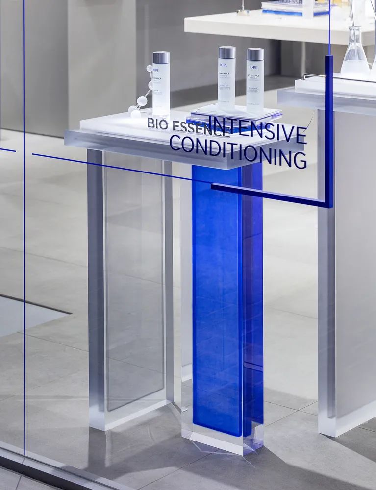 蓝灰调·质感商业空间·IOPE 实验室定制护肤新体验丨韩国-34