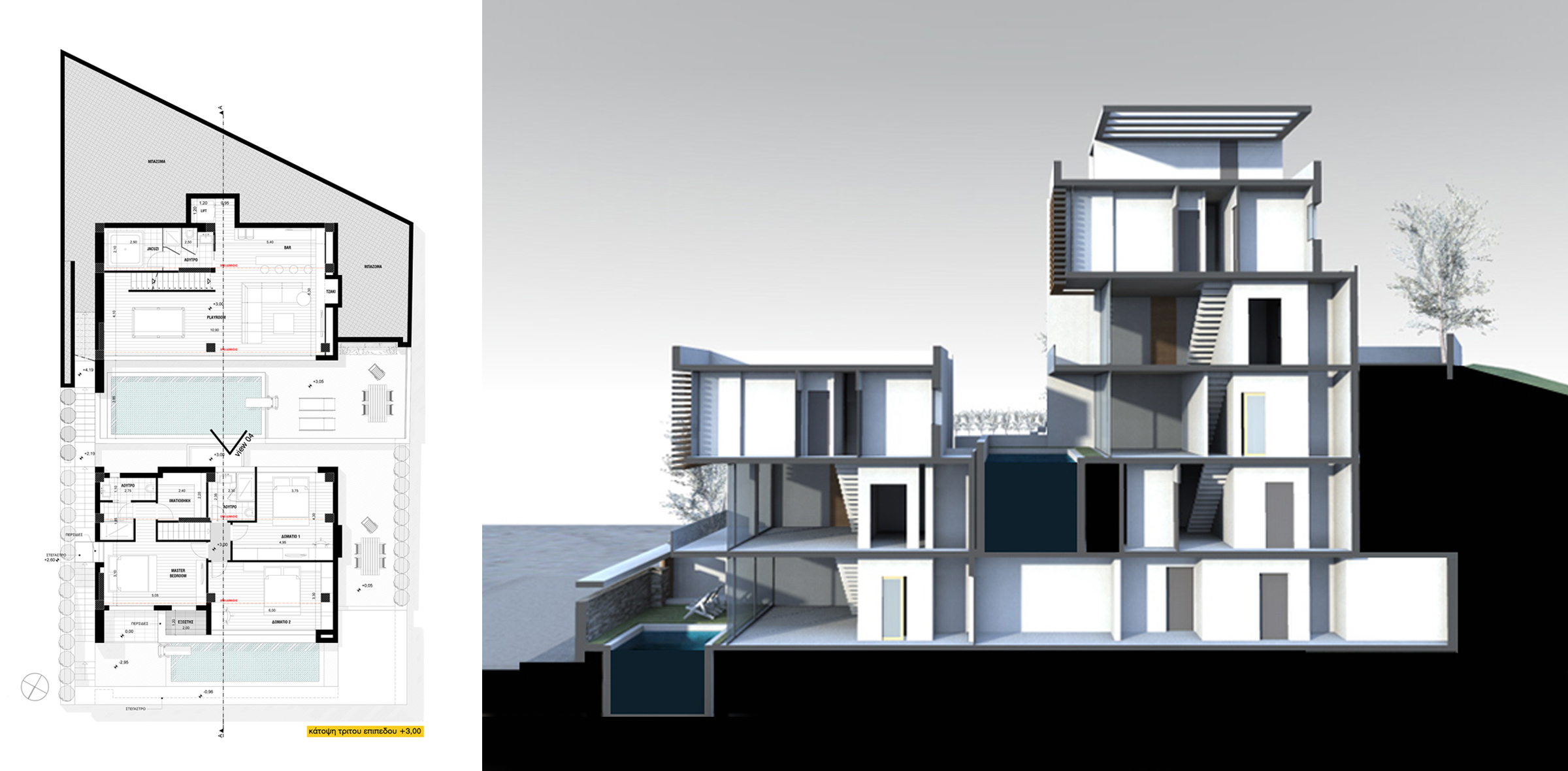 全景视野中的双宅设计-4