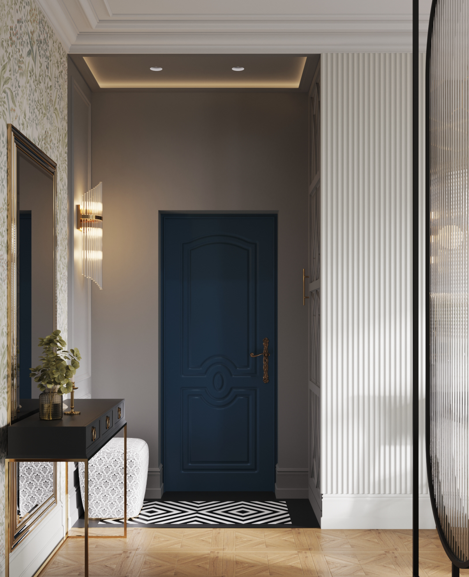 90平米海滨三居室公寓设计项目丨俄罗斯加里宁格勒丨娜塔莉亚·兹马钦斯卡娅工作室-13